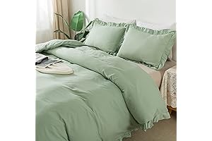 Andency Aesthetic Sage Greenery Duvet Cover Full