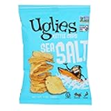 Uglies Kettle Potato Chips, Sea Salt, Vegan Friendly, Kosher, Gluten Free & Non-GMO, 1 Ounce (Pack of 32)