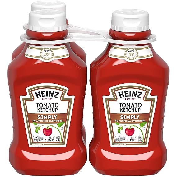Heinz Simply Heinz Tomato Ketchup - 3 Count (44 oz)