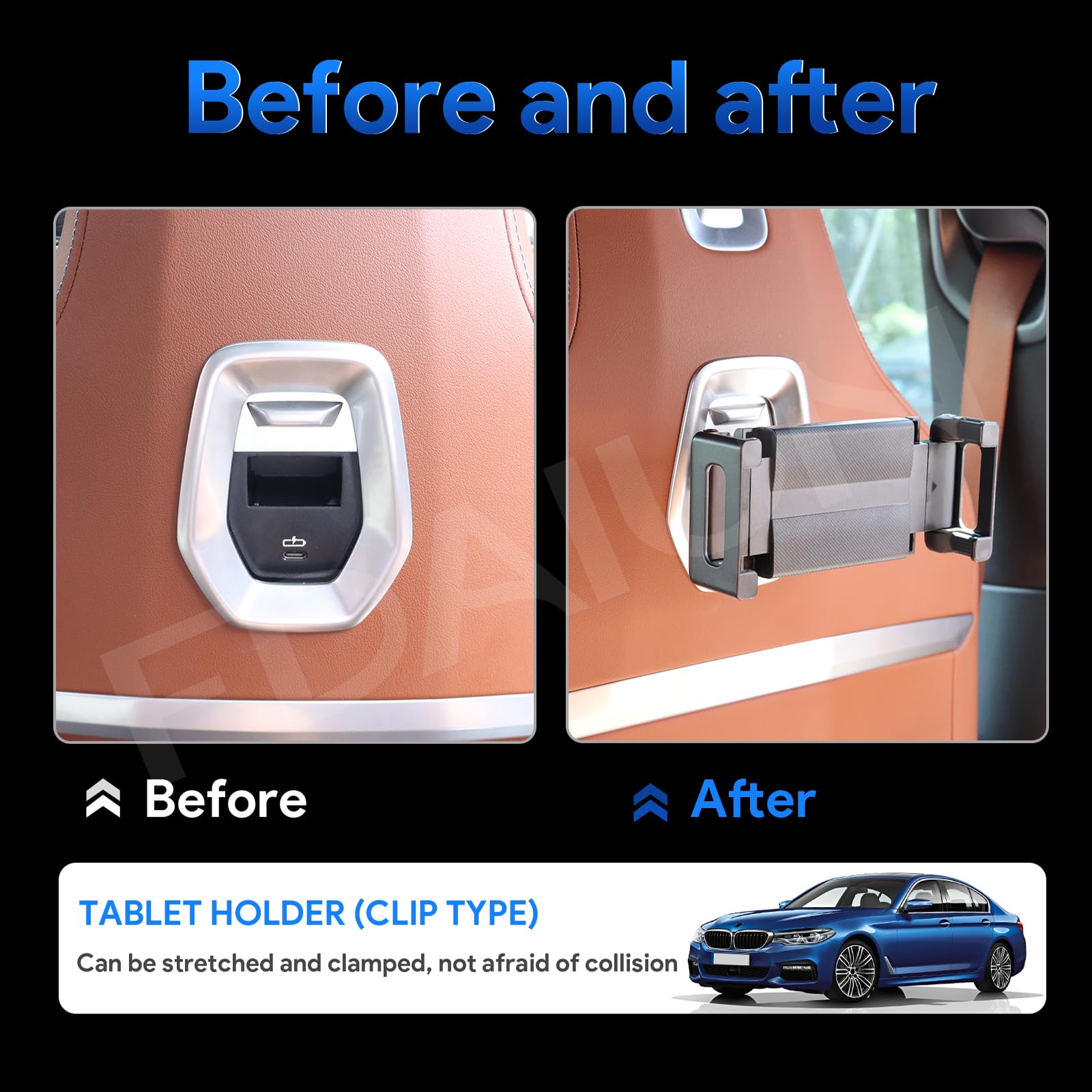 Soporte para tablet de coche para BMW X5 G05 X6 G06 X3 G45 IX i20 5er G60 G61 7er G70 i5 G60 G61 2024 2025 2026 Accesorios Mag-Safe Soporte para teléfono móvil
