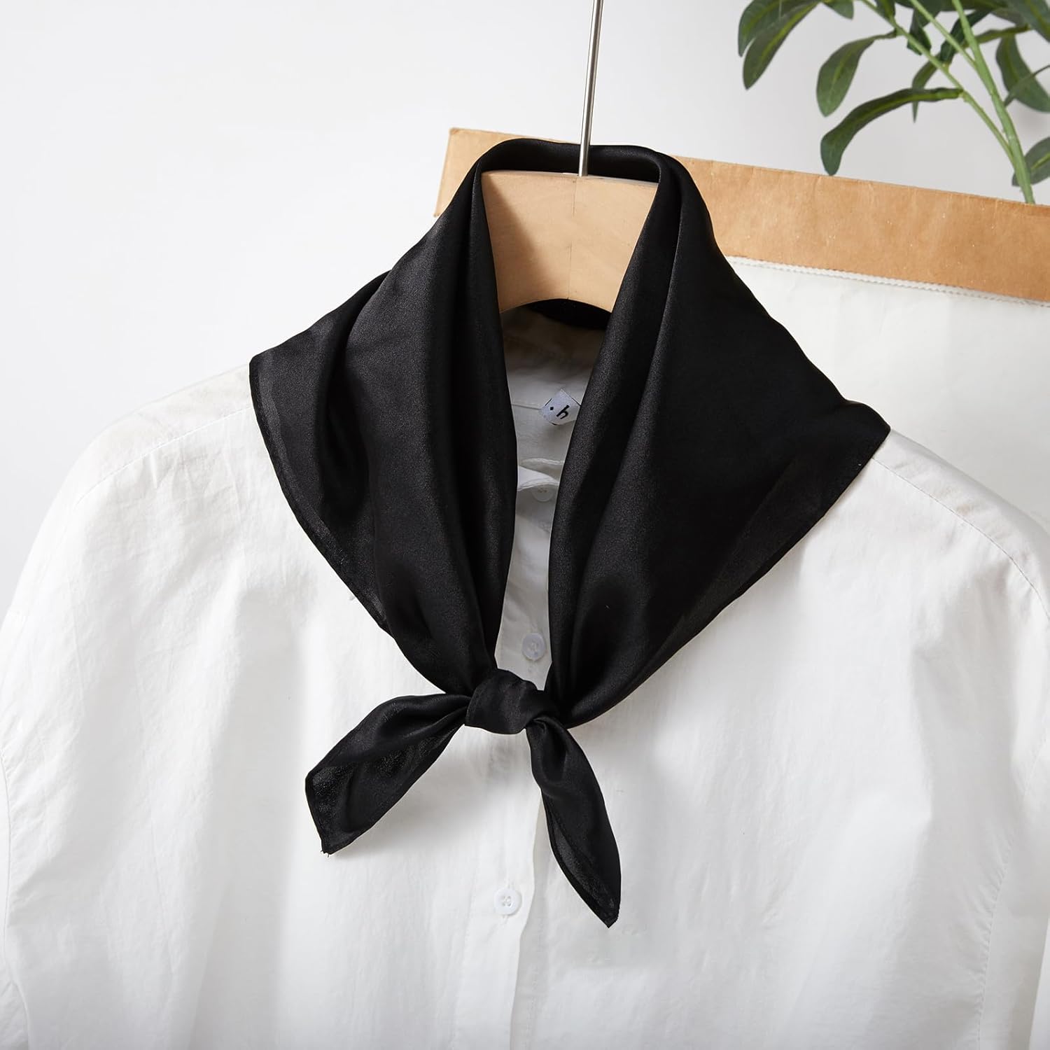 100% Mulberry Silk Square Scarf 27''x27'' Neck Scarf Hair Scarf Headscarf Bandanas for Women - Image 8