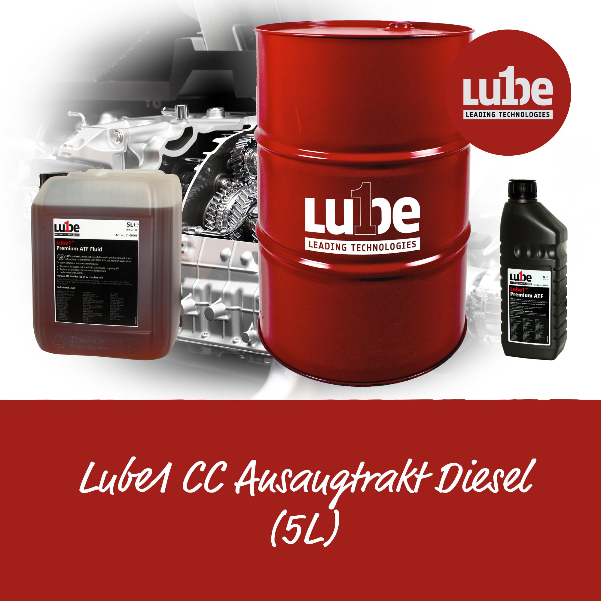 CC Ansaugtrakt Reiniger für Diesel Motoren 5L I Motorreiniger für den Ansaugtrakt I Nutzbar mit Lube1 CleanControl LC5 Motorreinigungsgerät