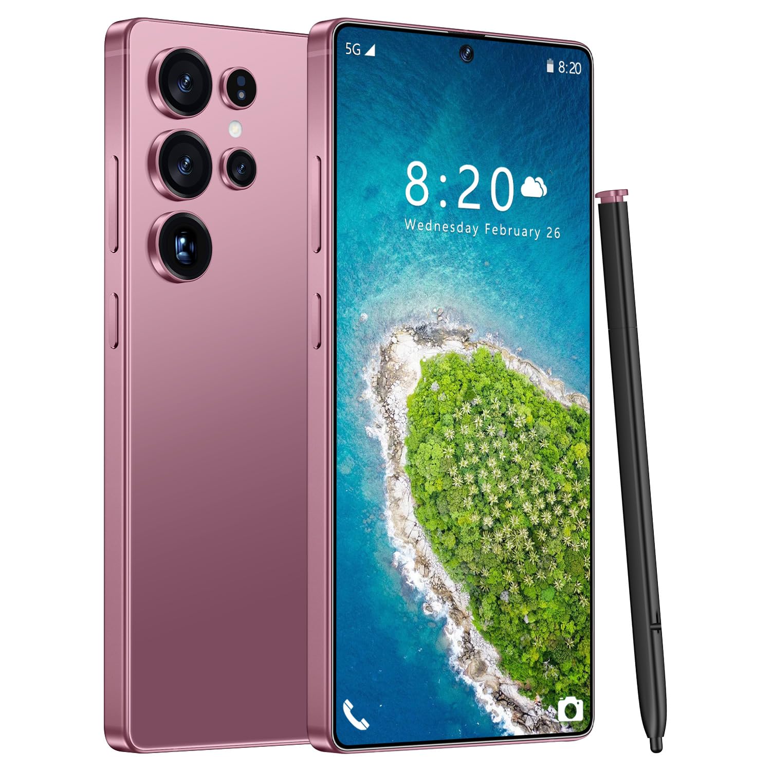 Huness 2511 I25 Unlocked Cell Phone 2511 (Rose Gold A)