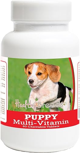 Miniatura 19 de Healthy Breeds Doberman Pinscher - Tableta multivitamínica para cachorros, 60 unidades