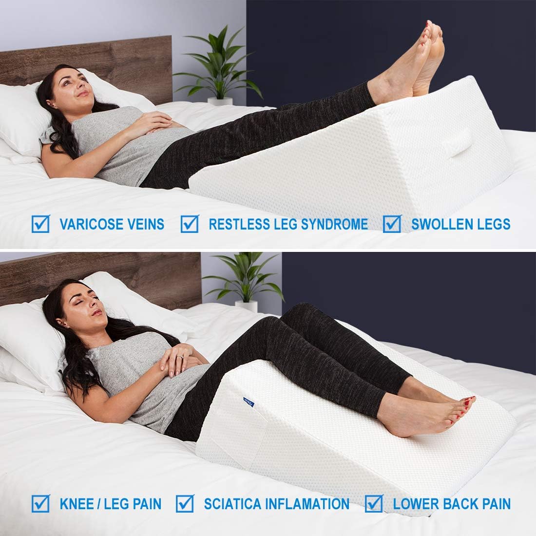 wedge pillow for sciatica