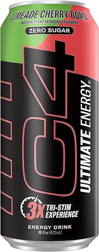 Vista 71 de C4 Ultimate - Bebida energética sin azúcar, 16 onzas (paquete de 12) Fruit Punch Bebida de rendimiento preentrenamiento sin colores ni tintes