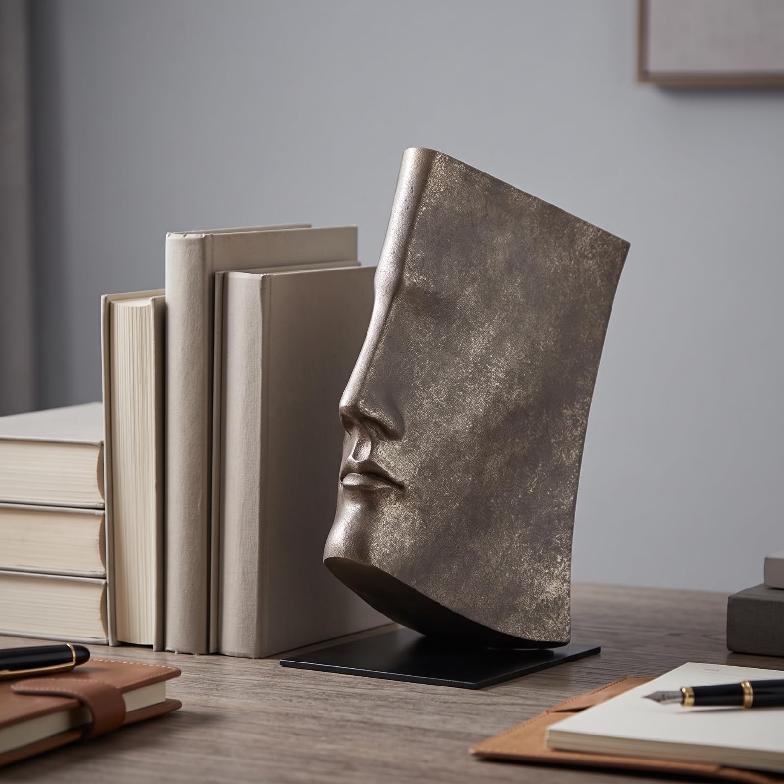B Baosity Scultura Decorativa Scultura Statua Moderna con Silhouette Contemporanea E Supporto Stabile per Tavolo Adatta per Librerie Scrivanie Consolle Vetrine Studi Professionali Casa, Piccolo