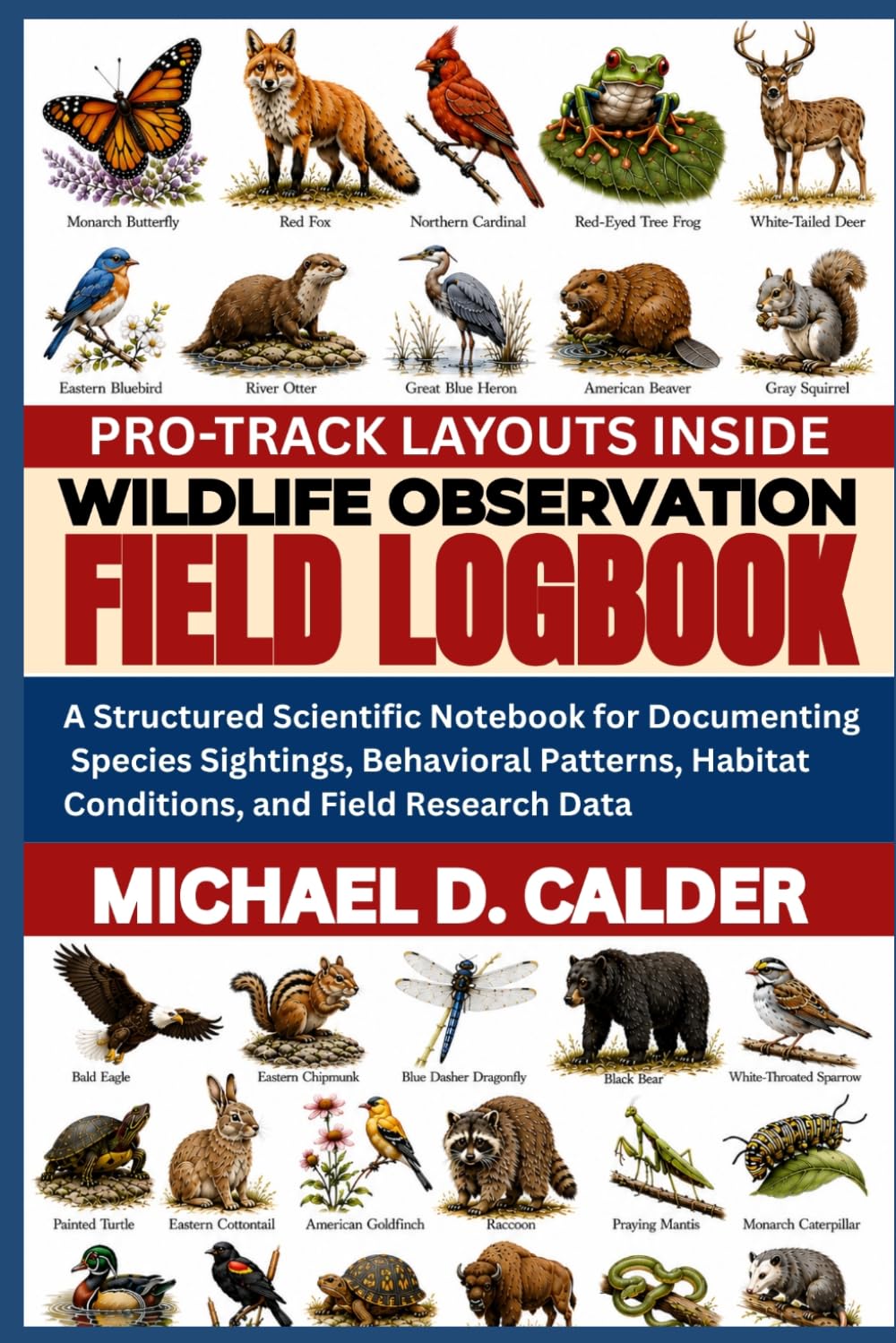 WILDLIFE OBSERVATION FIELD LOGBOOK: A Structured Scientific Notebook for Documenting Species Sightings, Behavioral Patterns, Habitat Conditions, and Field Research Data