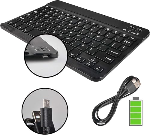 Miniatura 6 de Navitech Funda con teclado Bluetooth rotacional compatible con CHUWI HiPad Plus con pantalla táctil de 11 pulgadas