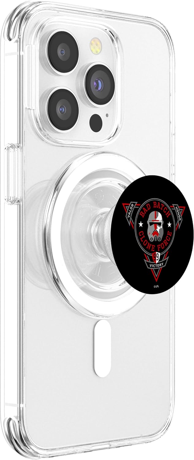 Star Wars: The Bad Batch Valor Honor Victory Clone Force 99 PopSockets MagSafe PopGrip for iPhone