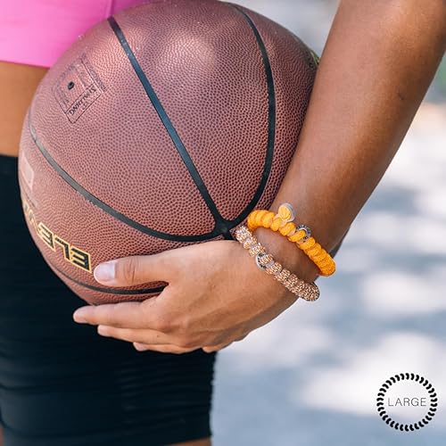 Miniatura 5 de TELETIES - Bobinas grandes en espiral para el cabello - Colección deportiva - Cola de caballo para mujeres - Lazos para el cabello con cable para