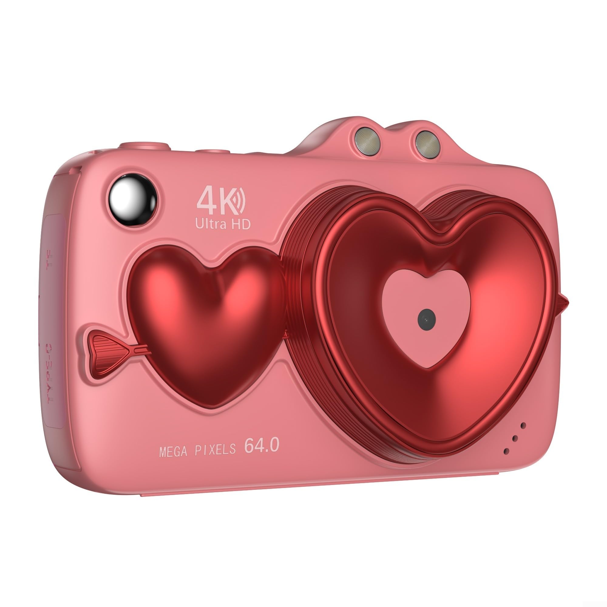 Aparat cyfrowy 64 MP 4K z WiFi i ekranem z klapką 2,8 cala, podwójne przednie i tylne kamery do vlogowania i selfie, obsługuje do 256 GB na kartę SD (zielony)