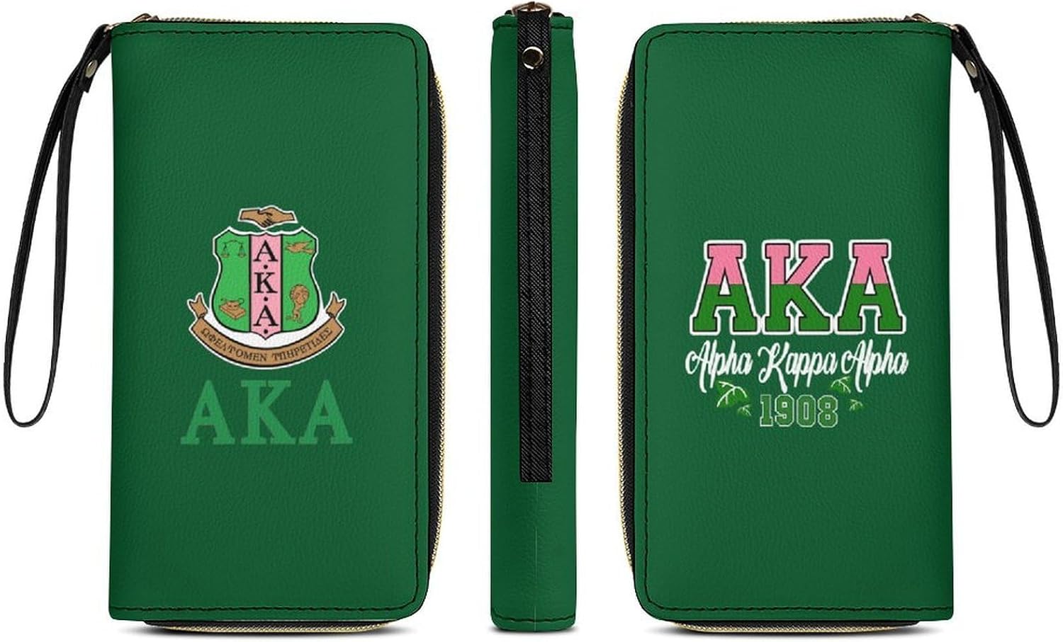AKA Sorority Accessories for Women Paraphernalia Girl's wallet .Idea Gifts for Women Girl Sisters