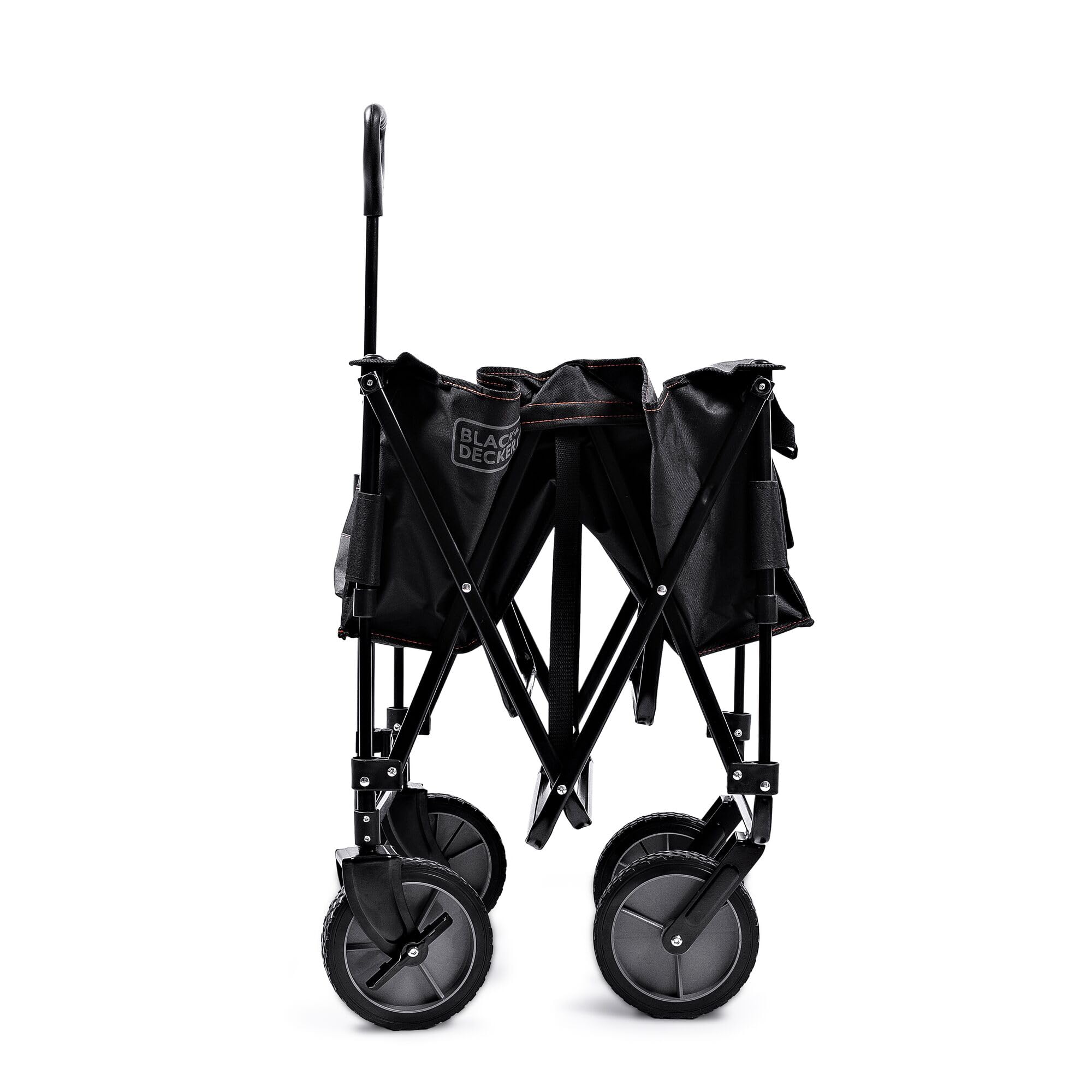 Black+Decker BDCWBK01-XJ Carrello pieghevole da giardino, Nero