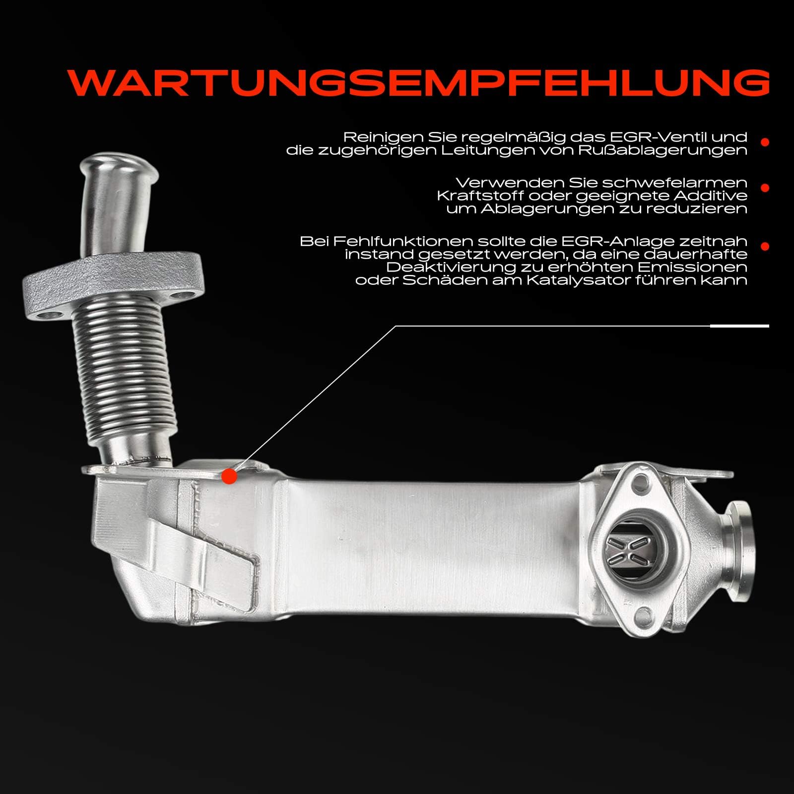 Frankberg AGR-Ventil Abgasrückführung Kompatibel mit E46 E53 E60 E61 E63 E70 E71 E72 E83 E87 E90 E91 E92 E93 Diesel 1999-2014 11717790065