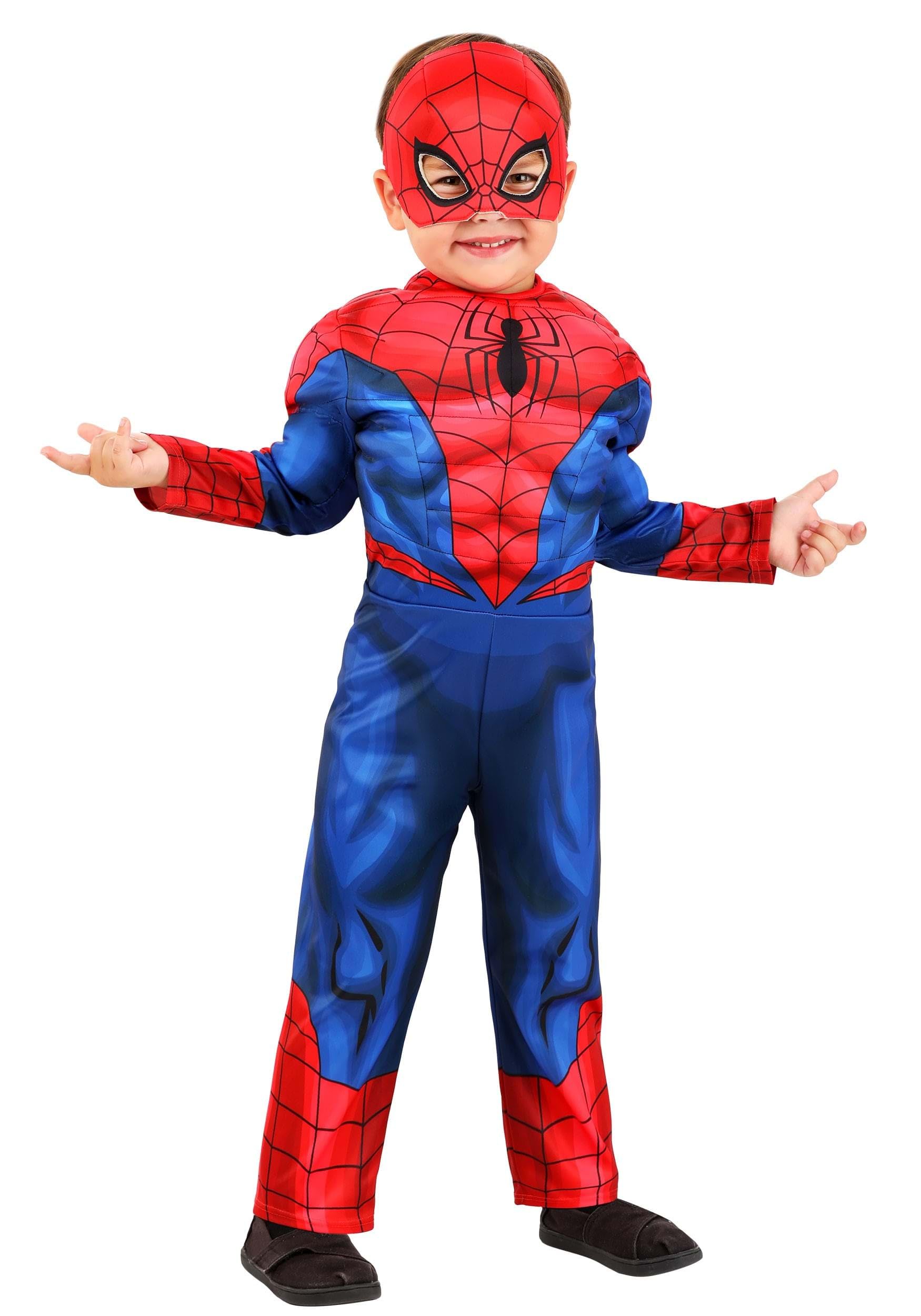 JazwaresMarvel Spider-Man Toddler Costume - Officially Licensed Superhero Suit for Kids