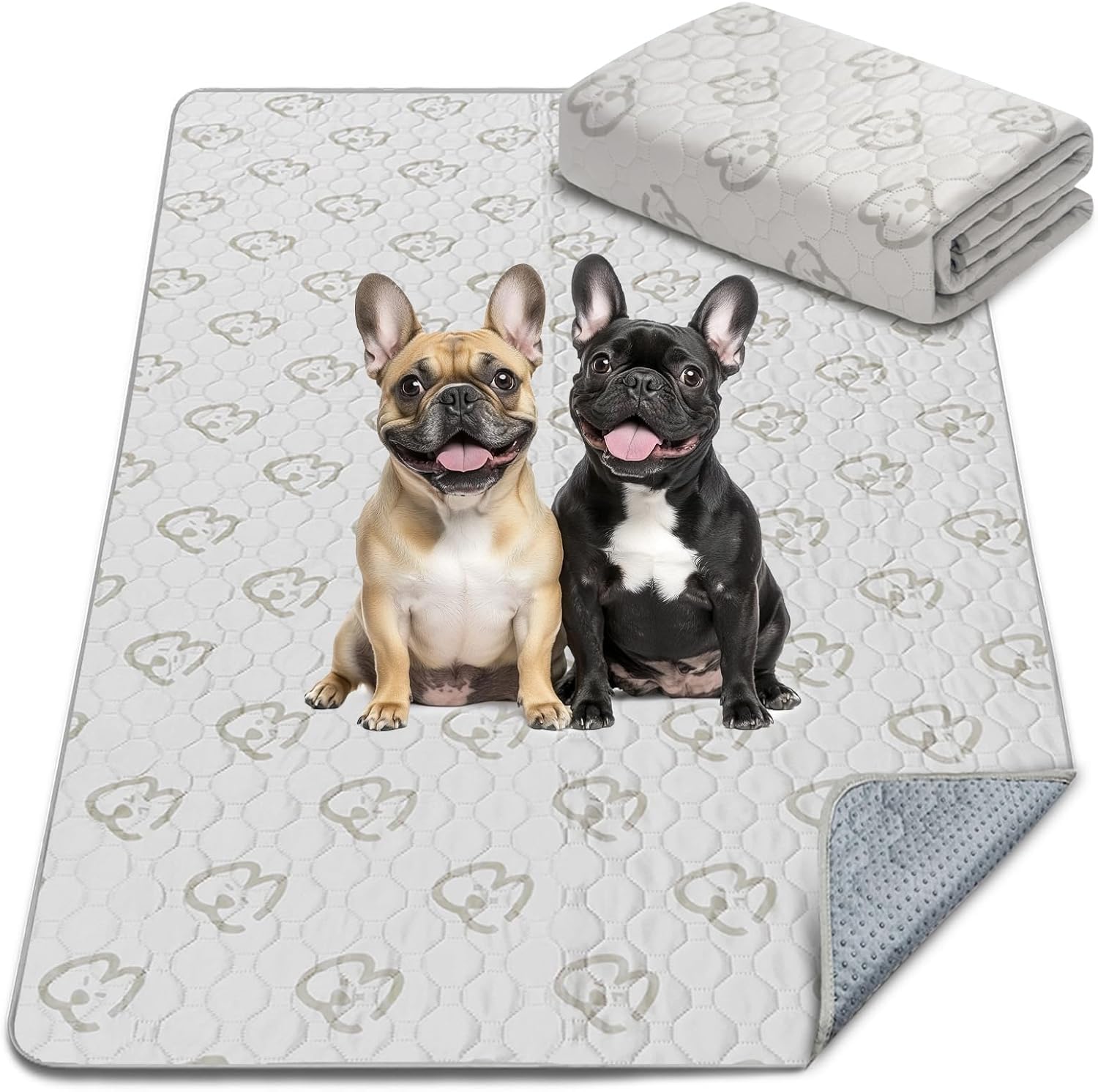 FXW Washable Pee Pads for Dogs, Super Absorbent, 160x100cm, Khaki, 1 Pack