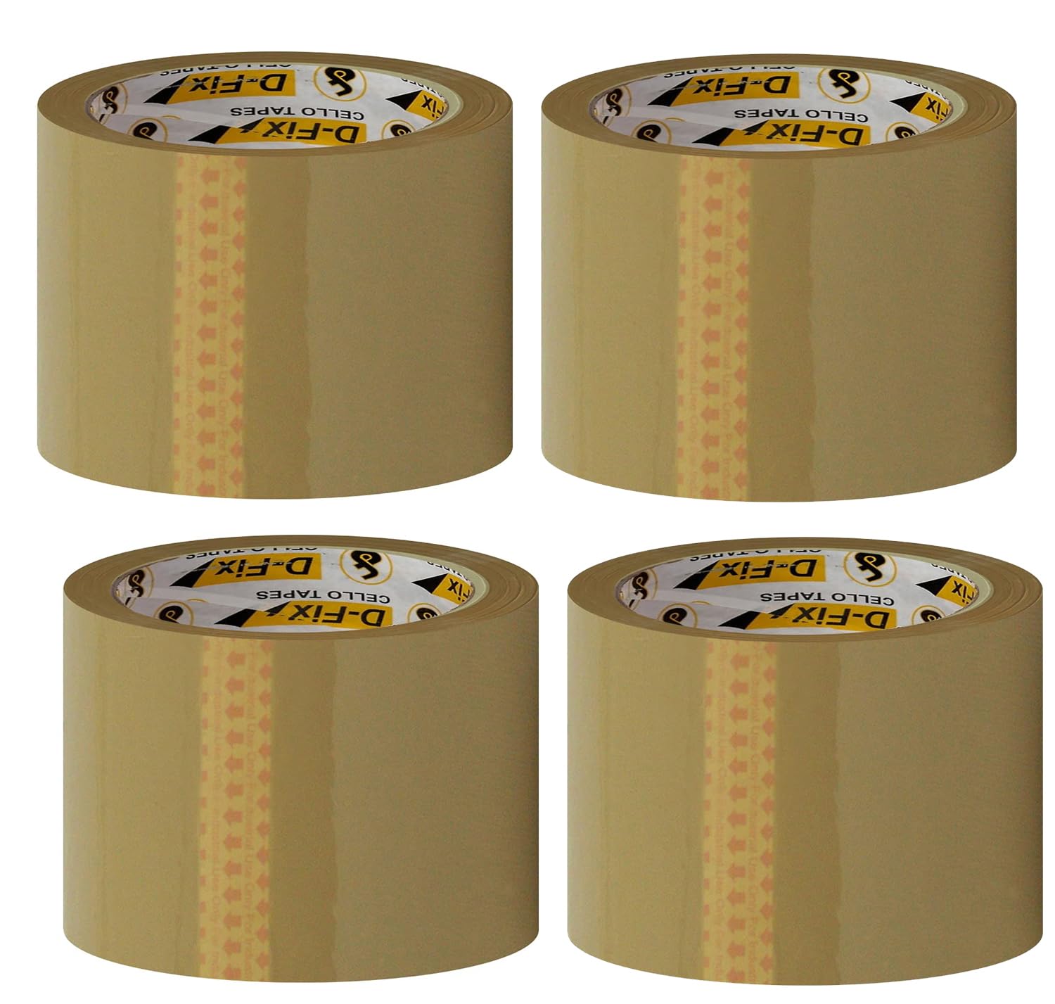 D-fix® 4 Rolls, Per Pack Self Adhesive Brown Packing Cello Tape - 65 Meters in Length - 72mm Width, BOPP Industrial Packaging Tape for E-Commerce Box Packing, Office and Home use (B0CKZ2V8D6) Amazon Price History, Amazon Price Tracker