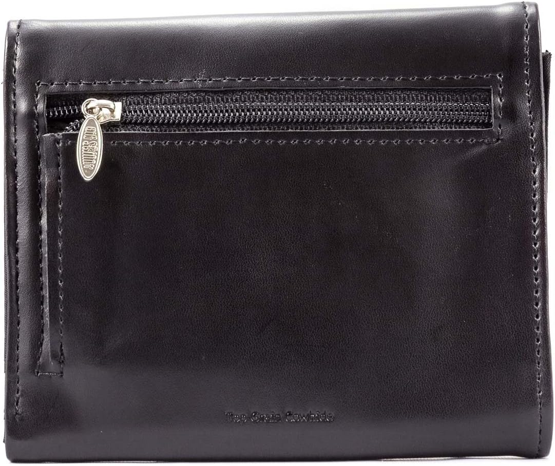 Big Skinny Women's Trixie Leather Tri-Fold Slim Wallet, Holds Up to 30 Cards - Image 5