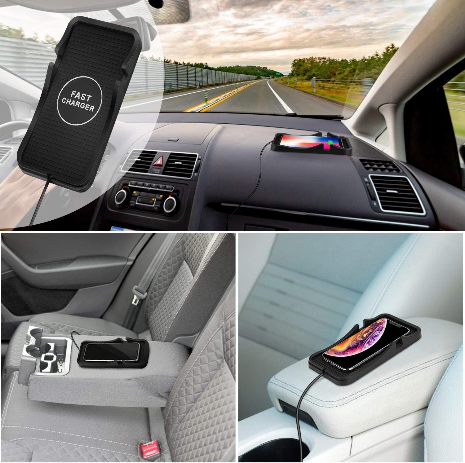 Blасk Frіdау Sаlе 2022 Wireless Charging Pad Car 15W 10W 7.5W Q Fast Car Wireless Charger Pad Stand Station Mat Car Phone Holder Car Wireless Charger Mount for iPhone 13/12/12 Pro/11/11 Pro Max/XS Max/XR/X, Galaxy S10/S9/S8 Crаzу Clеаrаnсе Wireless Charging Pad Car 15W 10W 7.5W Q Fast Car Wireless Charger Pad Stand Station Mat Car Phone Holder Car Wireless Charger Mount for iPhone 13/12/12 Pro/11/11 Pro Max/XS Max/XR/X, Galaxy S10/S9/S8
