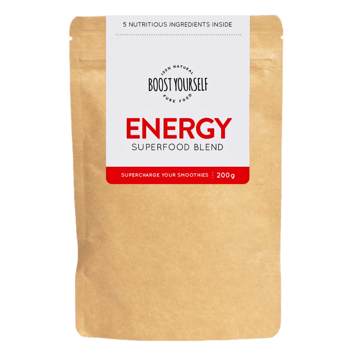 Buy Natural Caffeine Energy Boosting Superfood Powder by Boost Yourself