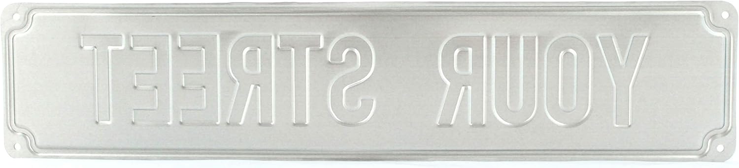 Street Road Name Odonym Euro European License Plate Number Plate Embossed Custom