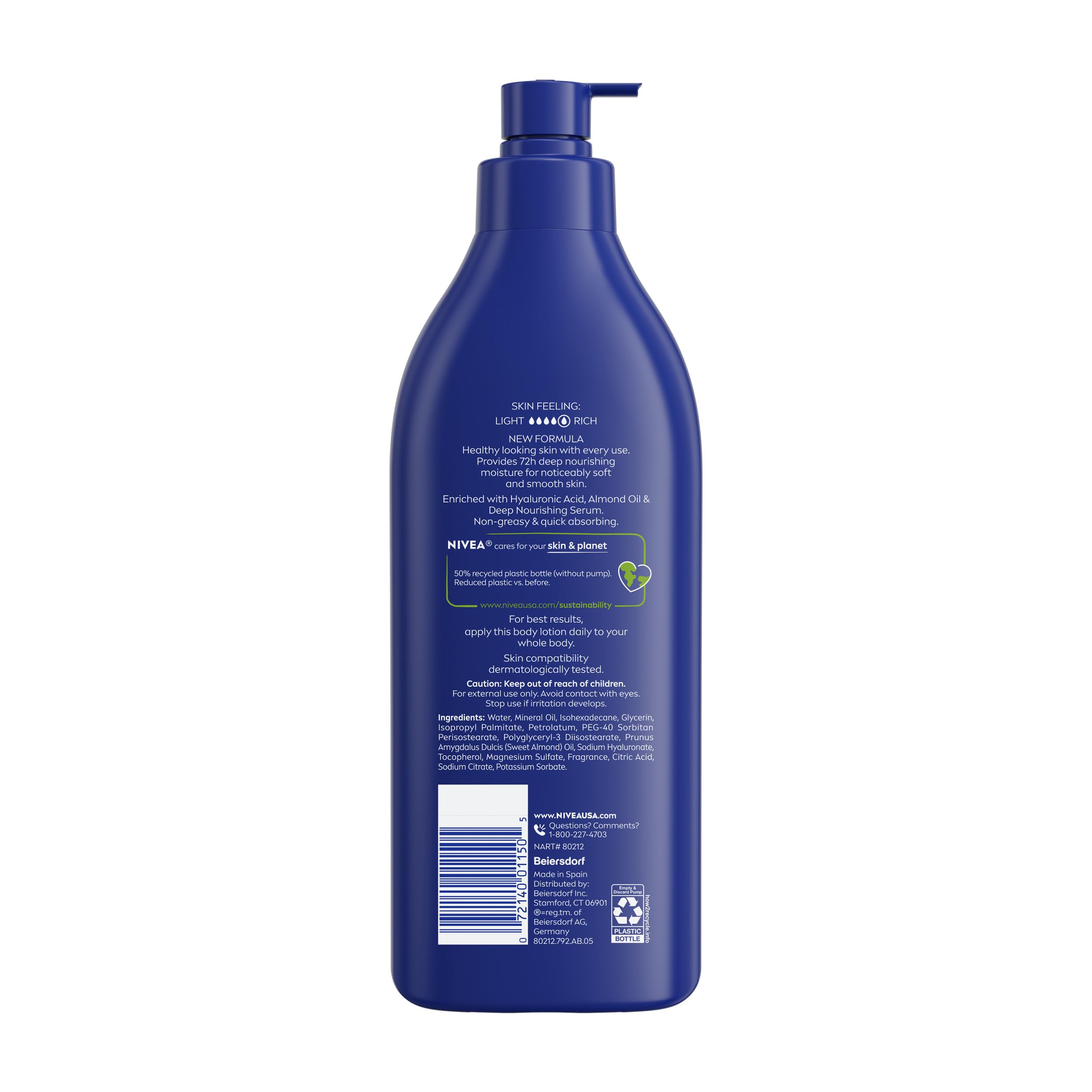 NIVEA Essentially Enriched Body Lotion, 16.9 Ounce by Nivea