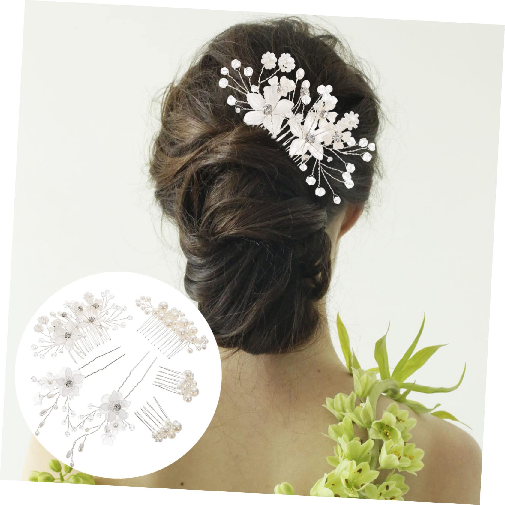 FRCOLOR 30stücke Teiliges Haarschmuck Die Braut Elegante Perlen-haarkämme Und Haarnadeln Für Hochzeiten Feiern Und Besondere Anlässe Hochwertiger Haarschmuck Für Frauen
