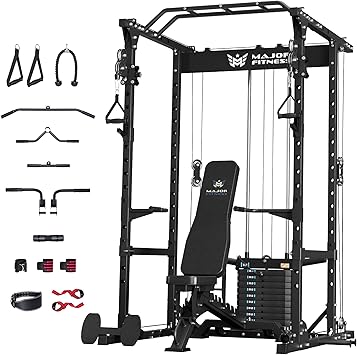MAJOR FITNESS Drone1 Power Cage - Multi-Function Power Rack
