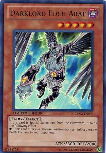 Yu-Gi-Oh GX Colección Legendaria 2 Ultra Rare Darklord Edeh Arae LC02-EN006