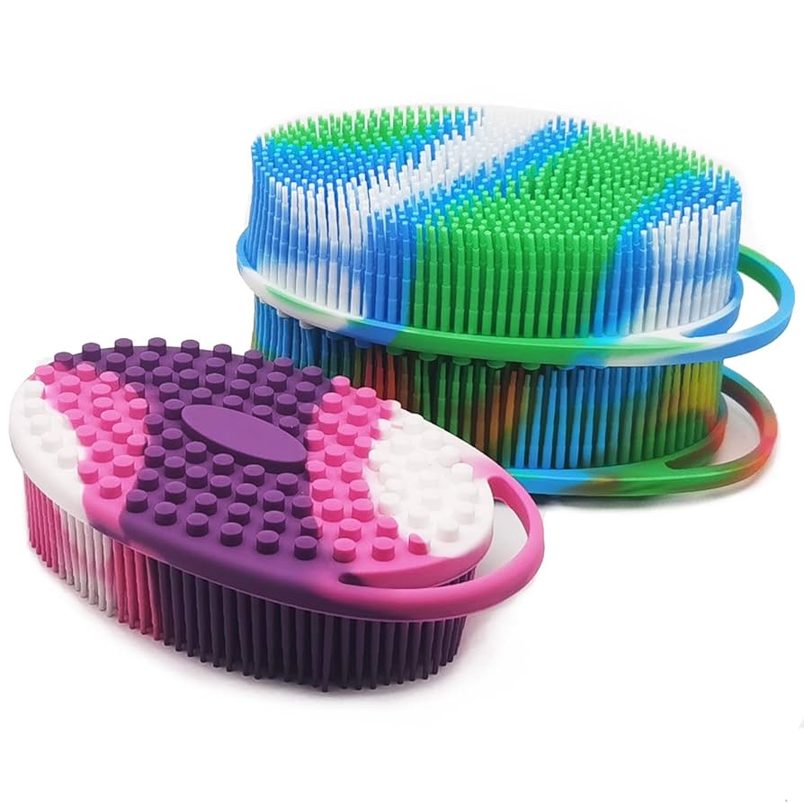 Amazon | シリコンボディブラシ 角質除去ボディスクラバー