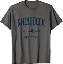 Rhinebeck NY Vintage Athletic Sports JSN1 T-Shirt