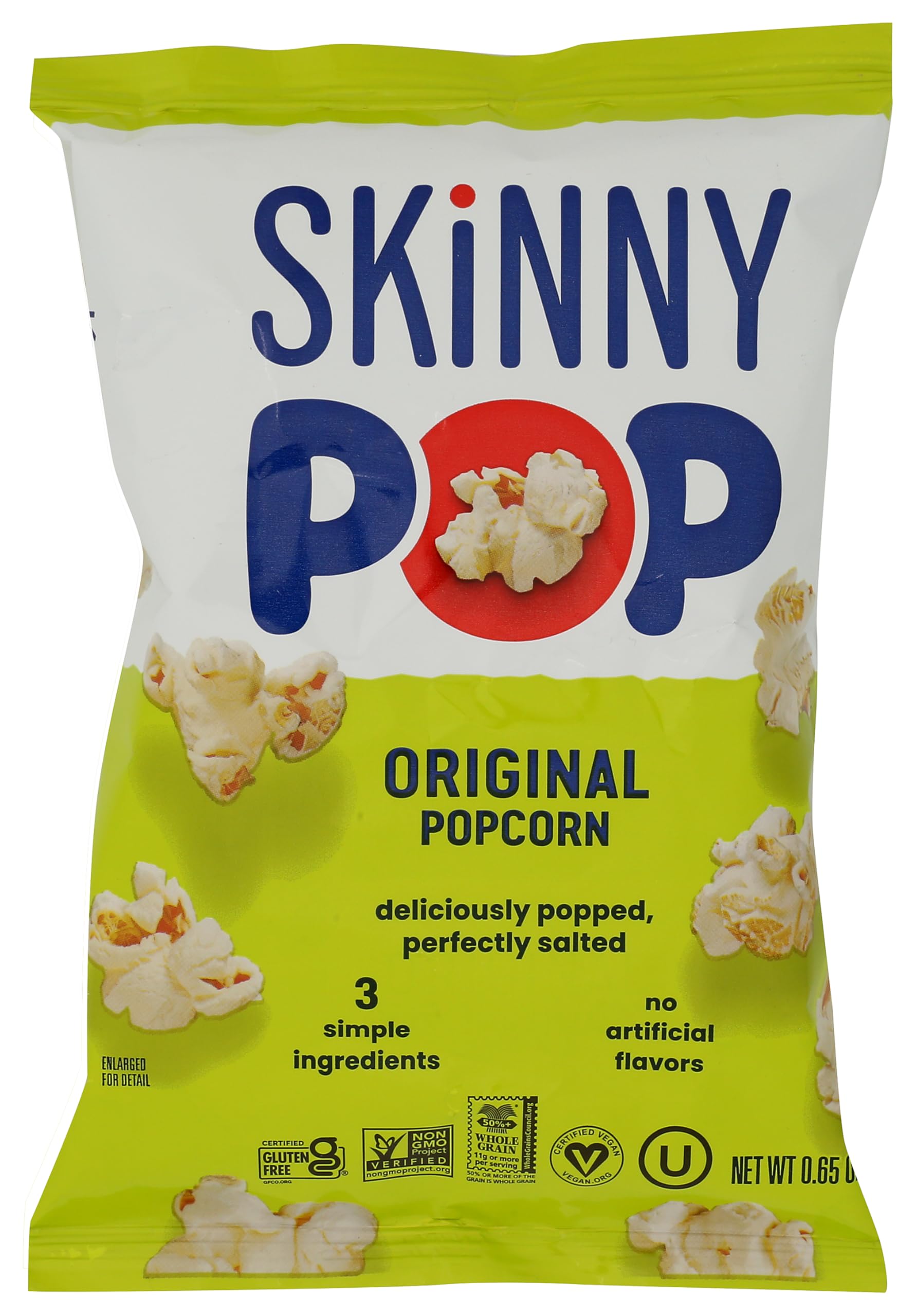 Skinny Pop Popcorn, 0.65 oz