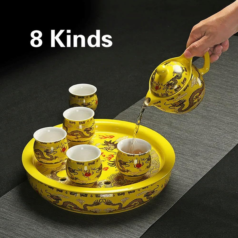 kung fu zestaw do herbaty duża izolacja cieplna i przeciw oparzeniom podwójna warstwa dzbanek do herbaty Kung Fu filiżanka do herbaty ceramiczny talerz do herbaty Mates para Yerba