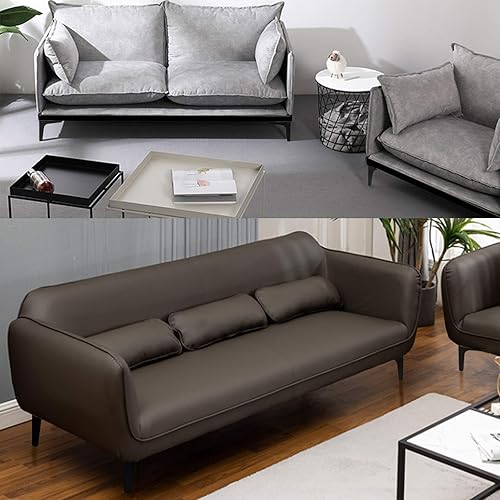 Miniatura 7 de Kyuionty Juego de 4 patas triangulares para muebles de 5 pulgadas, patas modernas de metal para armario, mesa, armario, sofá (negro mate)