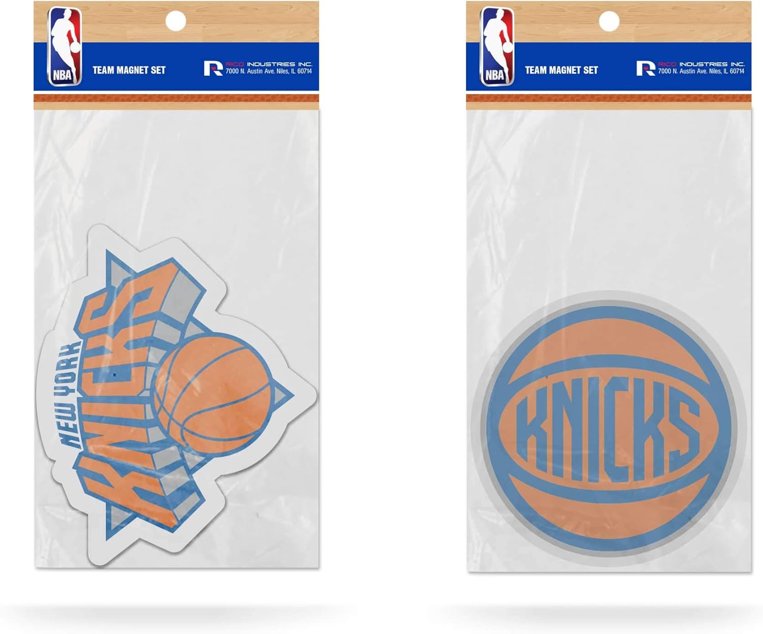 NBA New York Knicks 2-Pack Die Cut Team Logo Magnet Set : Sports & Outdoors