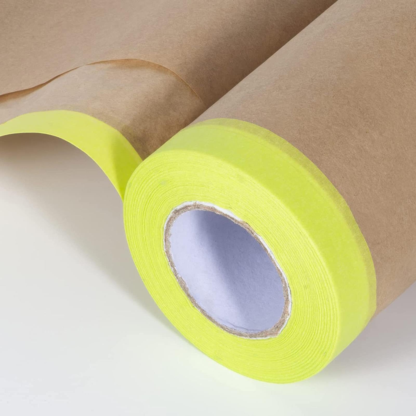 Rollo de papel de pintura automotriz - Revestimiento protector de pintura | en aerosol | Suministros de mantenimiento de automóviles para sedán, furgoneta, camión, SUV, autocaravana, cinta de