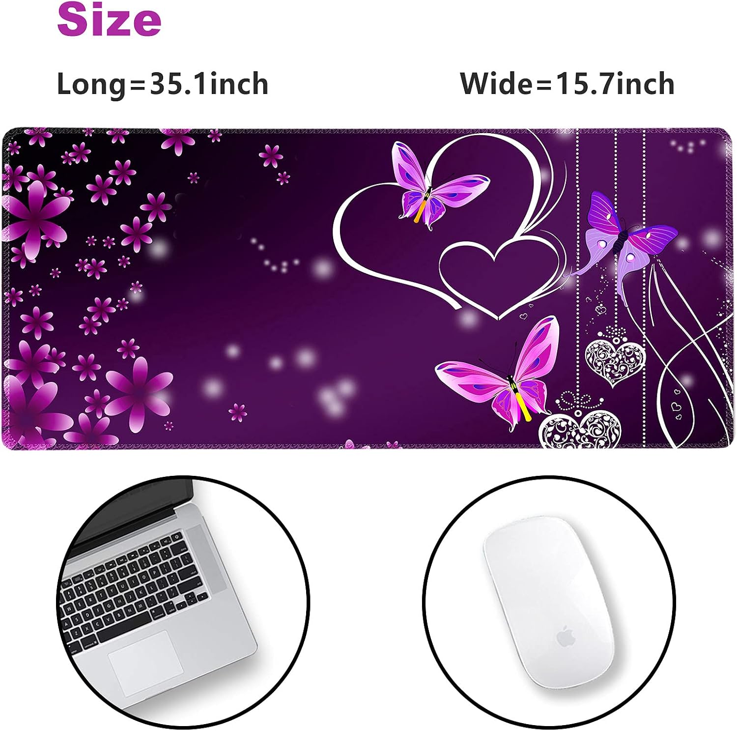 ARTSO Keyboard Wrist Rest Pad Mouse Pad with Wrist Rest Ergonomic. Extended Gaming Mouse Pad Upgraded Set