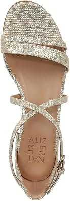 Naturalizer June Strappy Low Block Heel Dress Sandal
