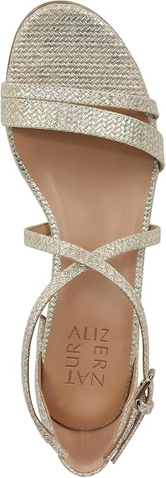 Naturalizer June Strappy Low Block Heel Dress Sandal