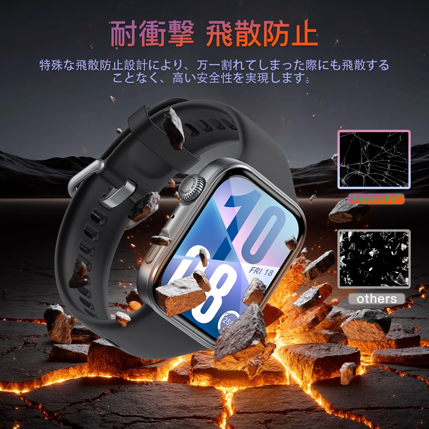 Amazon | 【3枚セット】 対応 HUAWEI Watch Fit 4 フィルム 【日本 