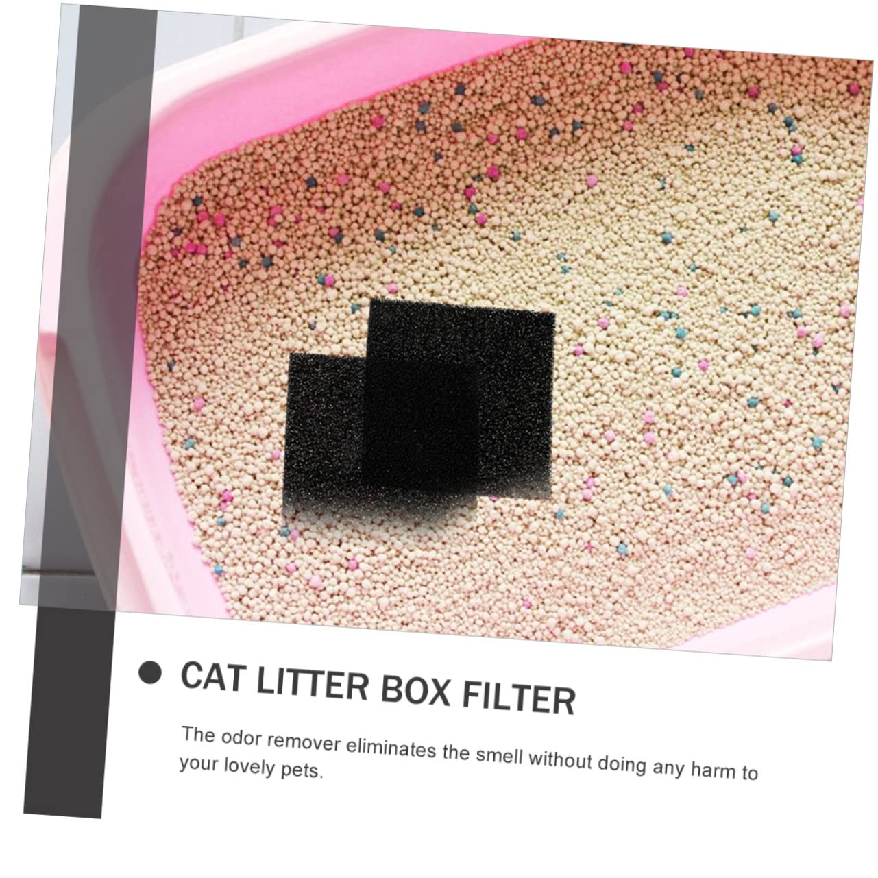 POPETPOP 18stücke Aktivkohlefilter Für Katzenklo Geruchsfilter Pads Für Katzentoilette Hochwertige Filtermatten Für Frische Luft Langlebig Geruchsbeseitigung