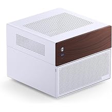 Compatible for Jonsbo N1 N2 N3 N4 N5 Aluminum ITX Chassis, Mini NAS Computer Case with Perforated Panel for Heat Dissipation & High AirflowN4 White