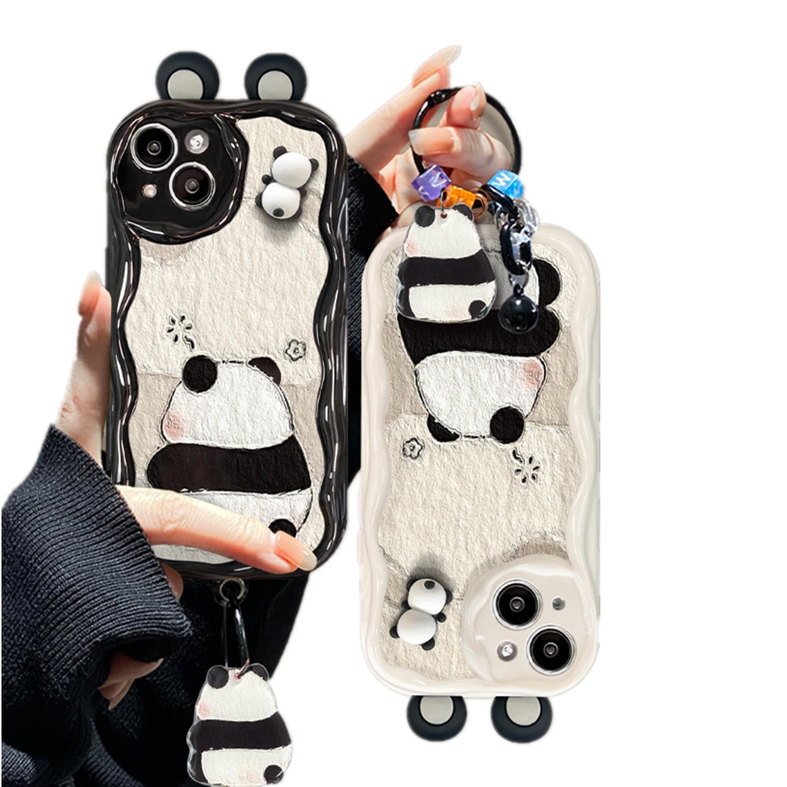 パンダ型ビジューiPhoneケース Amazon.co.jp: YAYAMIYA 15 Pro Max ケース 15ProMax パンダの携帯
