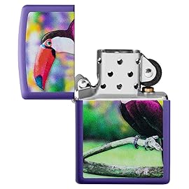 Zippo Pangolin Design Green Matte Pocket Lighter