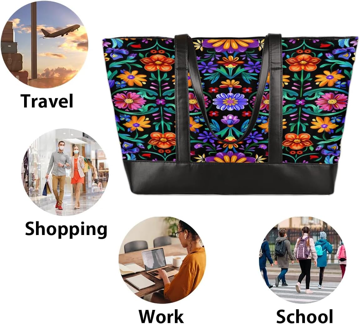 Laptop Tote Bag for Women Work Travel, Large Shoulder Bag Handbag Office Bag Computer Bag Briefcase