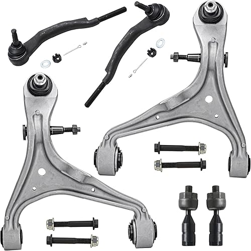 Miniatura 46 de Detroit Axle - Kit de suspensión delantera RWD para Chrysler 300 Dodge Charger Challenger Magnum 2 brazos de control superior con rótulas 2 rótulas