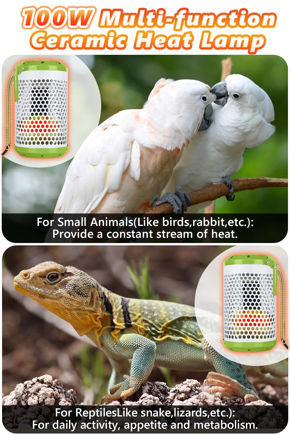 Amazon | 保温電球カバー付 100W鳥 ヒーター インコ とり暖寄りそい