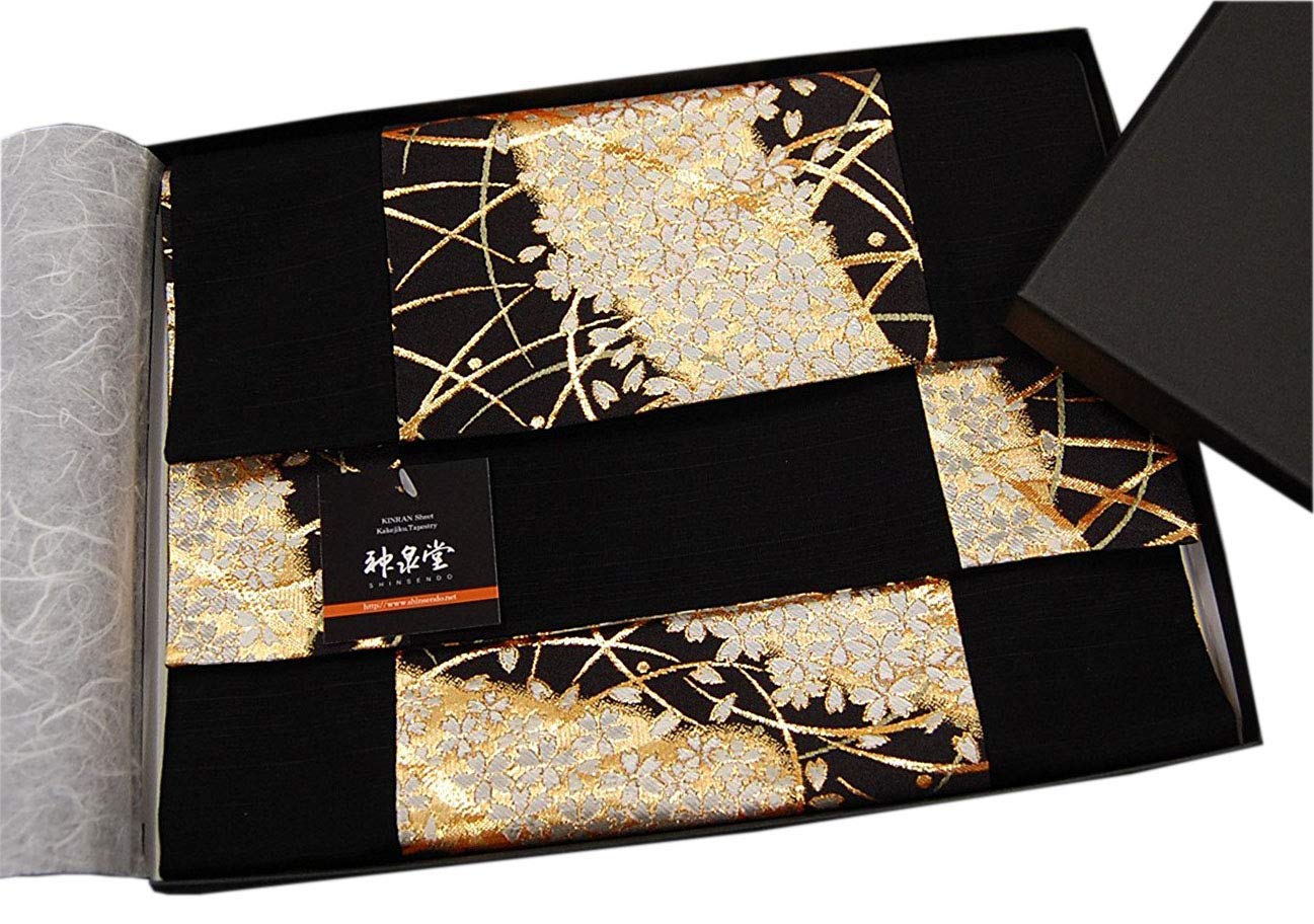 Amazon.co.jp: 和風 着物帯 テーブルランナー 150×30cm 金襴織