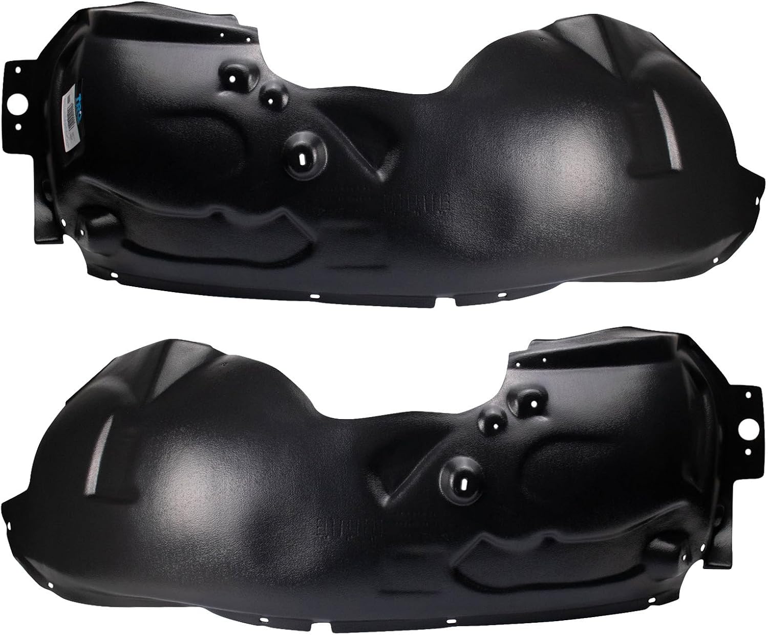 TRQ Front Driver and Passenger Side Inner Fender Liner Set Compatible with 2011-2016 Ford F-250 Super Duty 2011-2016 F-350 Super Duty